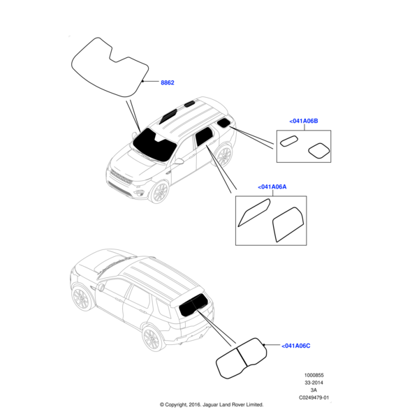 Sunshade - Rear Tailgate