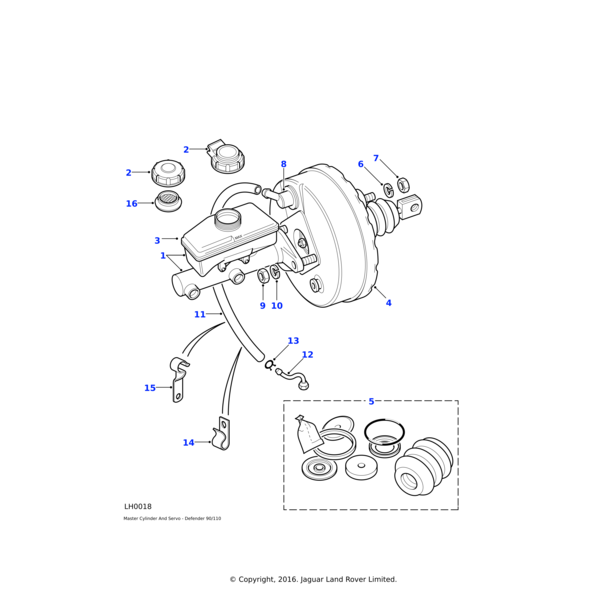 345662 - Land Rover Clip-cable