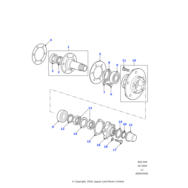 217353 - Land Rover Washer-Lock
