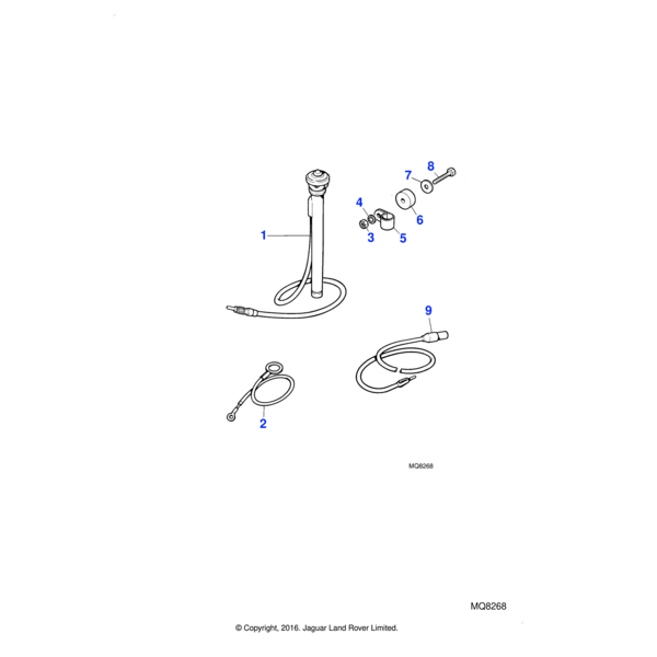 56667J - Jaguar P-clip