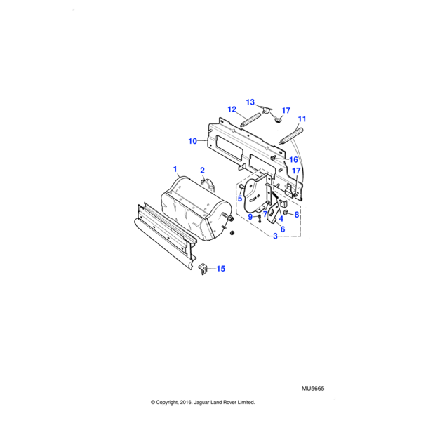 AN106031 - Jaguar Land Rover Clip-Retaining