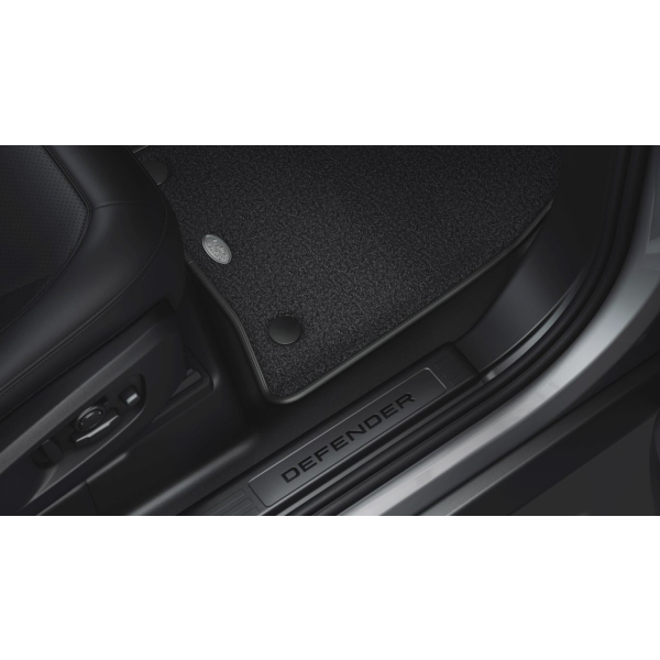 Luxury Carpet Mats - Ebony Black, RHD, 130