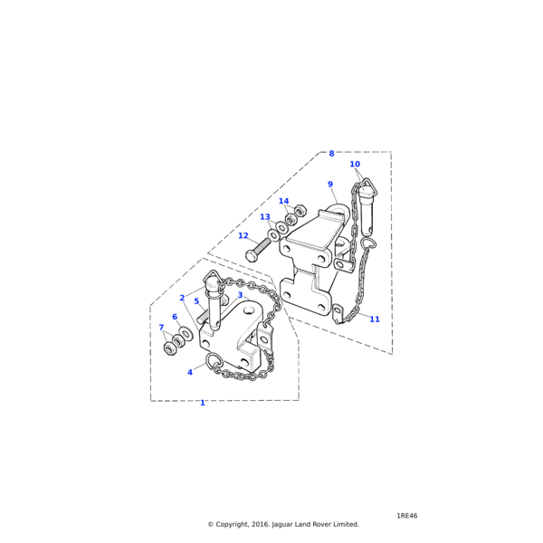 4890L - Land Rover Washer-Plain