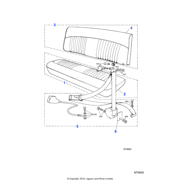 BAC9029 - Jaguar Cover plate