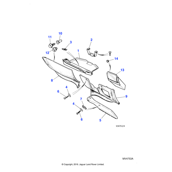 DRC5582 - Jaguar Land Rover Lokut nut