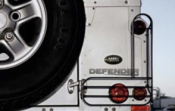 Lamp Guard - Hinged, Rear, with Door Mounted Spare Wheel