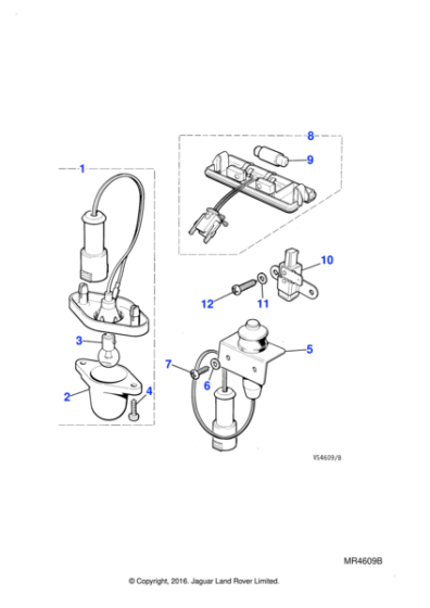 AB606088J - Jaguar Self tapping screw