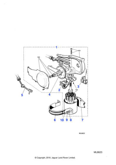 606929 - Jaguar Retaining strap