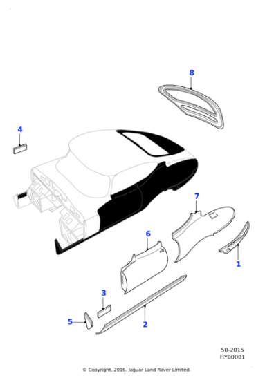 BD20310 - Jaguar Wing panel