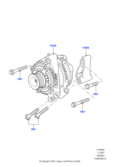 FB110156 - Land Rover Bolt