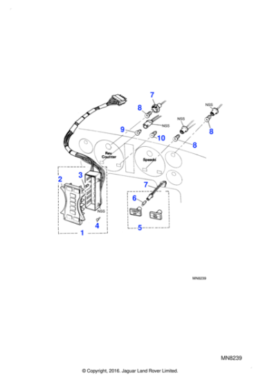 AB604031J - Jaguar Screw