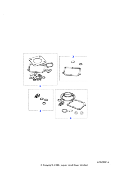BHM1079L - Land Rover Kit-carburettor needle & seat