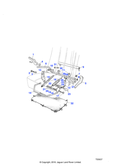 254850 - Land Rover Nut - Hex.
