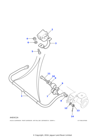 552819 - Land Rover Bush-lower arm front/rear suspension