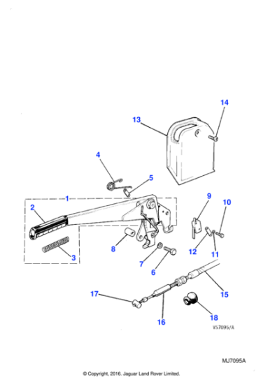 NY605041 - Jaguar Land Rover Nut-flange