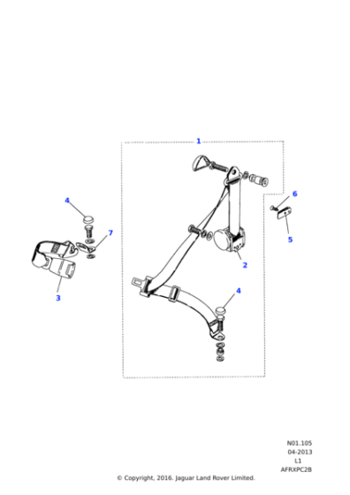 AC606044L - Land Rover Screw