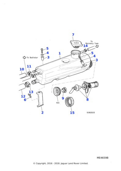 AAU4931 - Jaguar Rawl nut