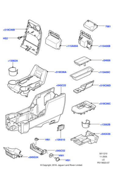 FHE500012PVJ - Land Rover Cover