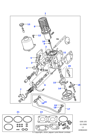 534790 - Land Rover Nut - Hex.