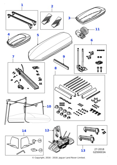 C2A1536 - Jaguar Luggage frame