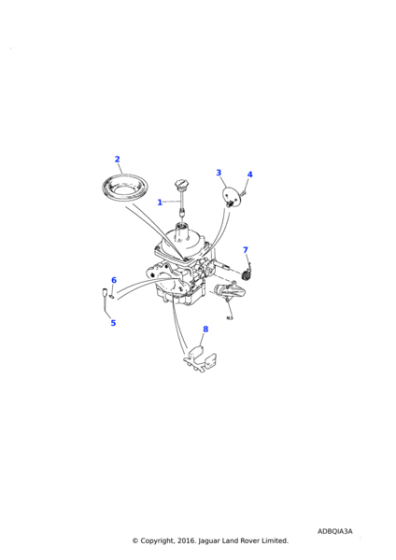 605848 - Land Rover Damper assembly-carburettor