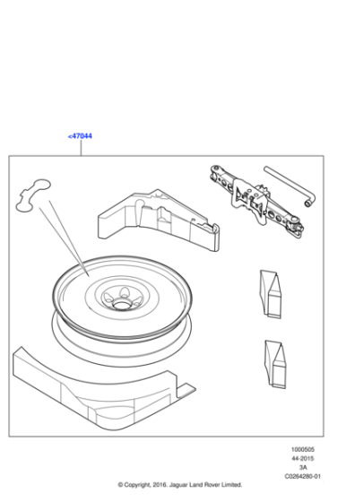 Discovery Sport Space Saver Spare Wheel