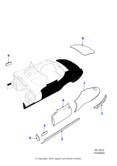 BD24850 - Jaguar Door shell