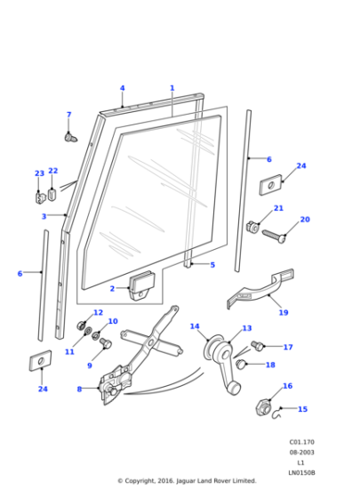 AB610081L - Land Rover Screw