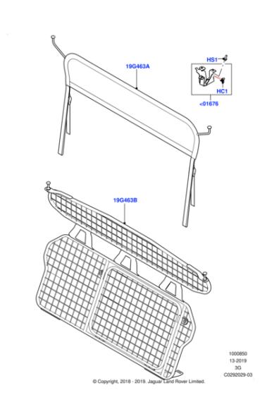 Luggage Partition - Full Height