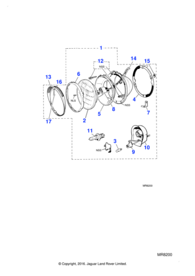 531586J - Jaguar Gasket