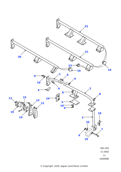 FS110251L - Land Rover Screw-flanged head
