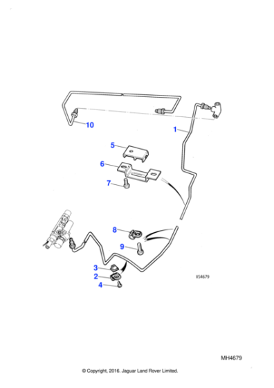 AB610061 - Jaguar Land Rover Self tapping screw