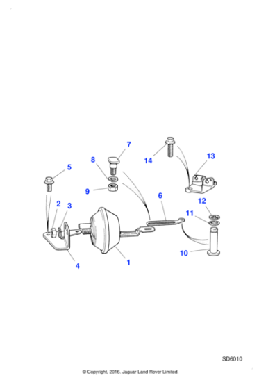 NH104041 - Jaguar Land Rover Nut