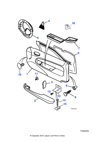 C2N3048 - Jaguar U-spring nut