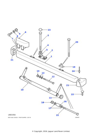 NRC7009 - Land Rover Bar-underside protection