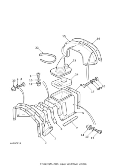 AB614061L - Land Rover Screw