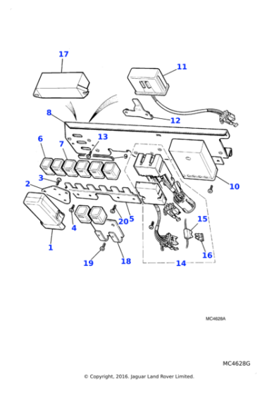 AB608041J - Jaguar Self tapping screw