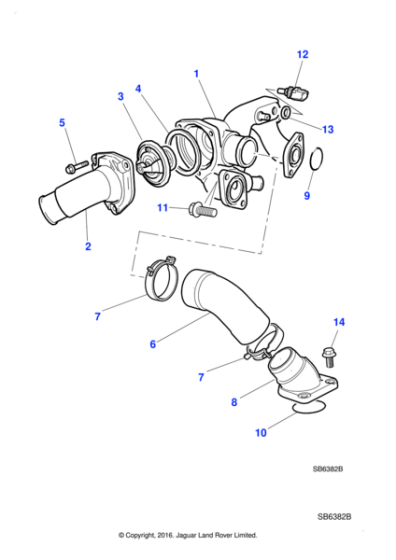AJ83736 - Jaguar Torx head screw