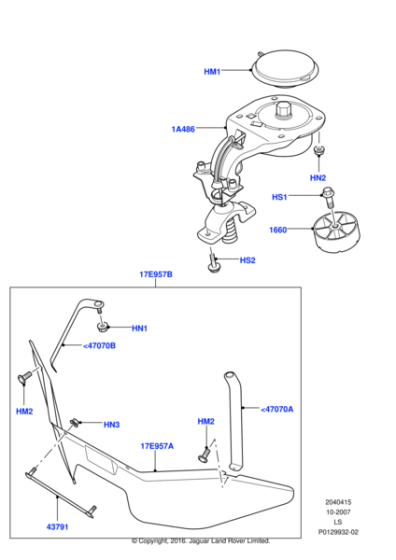 FN108047L - Land Rover Nut - Hex.