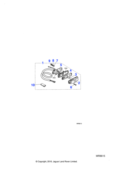 608311 - Jaguar Land Rover Gasket-seating lens