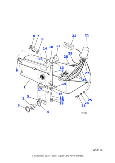 FW106T - Jaguar Plain washer