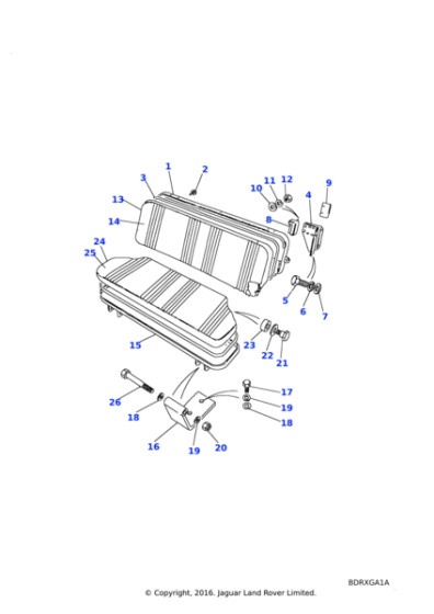 390413 - Land Rover Bolt-shouldered