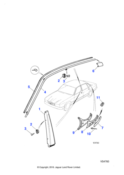 BDC4855 - Jaguar E-post finisher gasket
