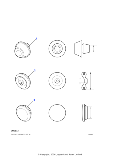 233244 - Land Rover Grommet