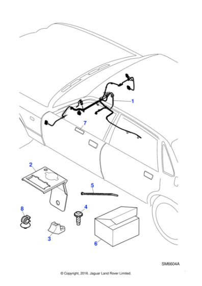 AB608031J - Jaguar Self tapping screw