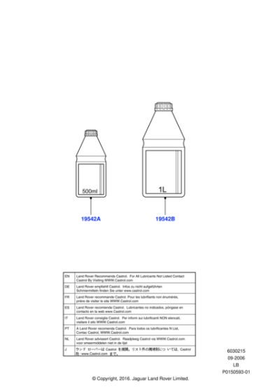 LR052652 - Land Rover Fluid - Brake