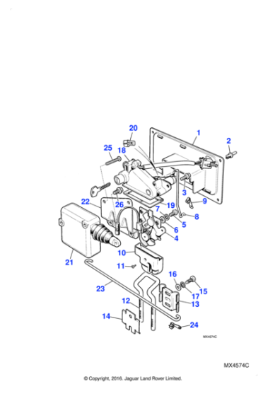 C724 - Jaguar Shakeproof washer