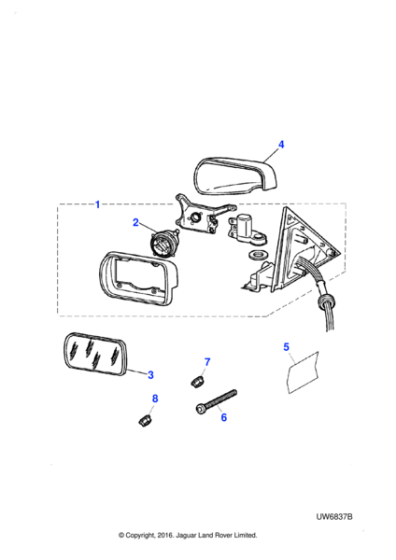 C2Z1010 - Jaguar Flange nut