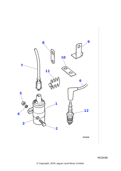 C30120 - Jaguar Ignition coil