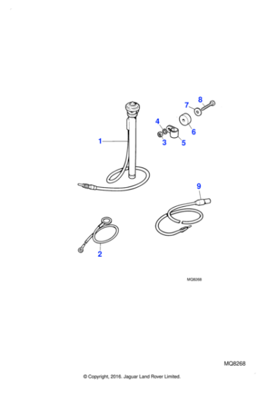 56667J - Jaguar P-clip